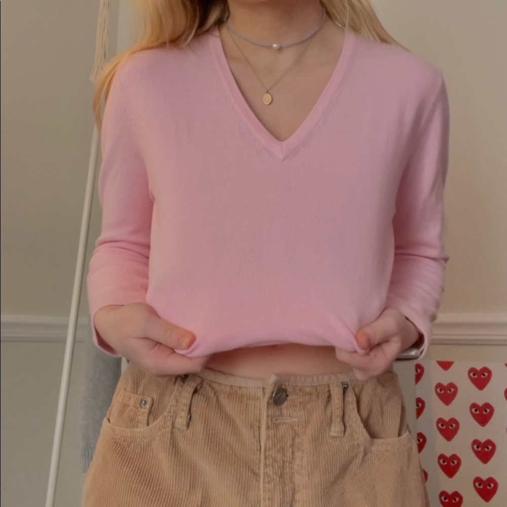 cute pink sweater